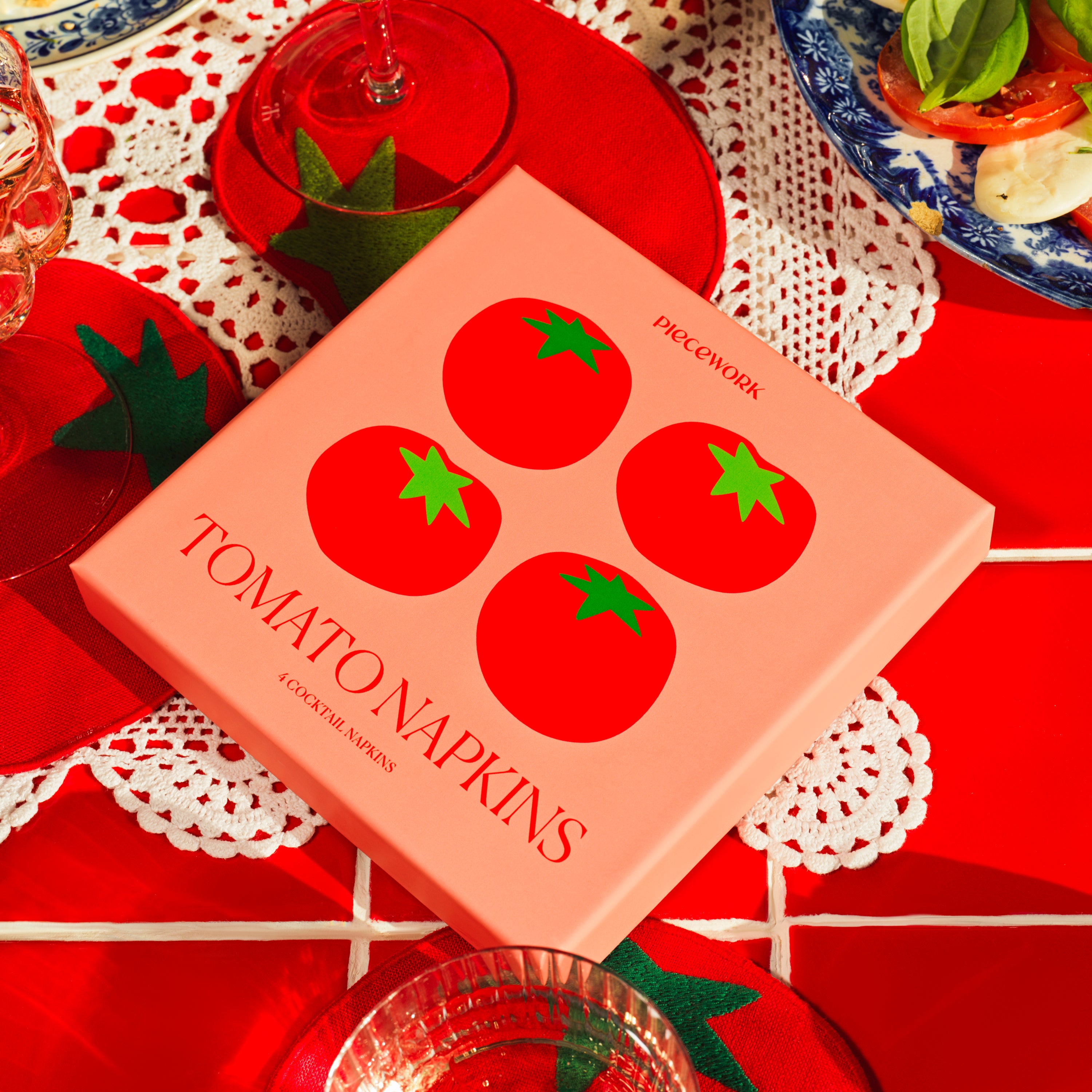 Piecework Puzzles Cocktail Napkins - Thumbnail 4