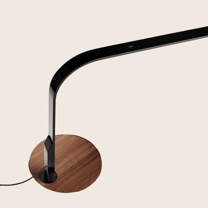 LIM LED Table Lamp Black / Walnut