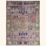 Image for Multicolored Alchemy Traditional Silk Rug - 9' x 11'11"