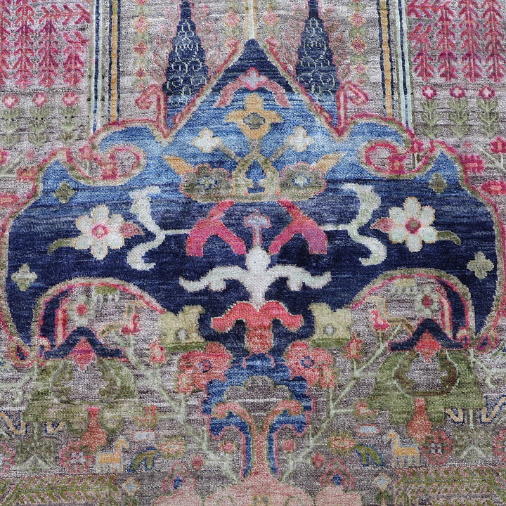 Image for Multicolored Alchemy Traditional Silk Rug - 9' x 11'11"