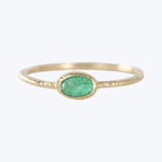 Treasure  Ring - Oval 3X5 Emerald Ring