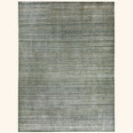 Blue Alchemy Textured Wool Silk Blend Rug - 9' x 12'