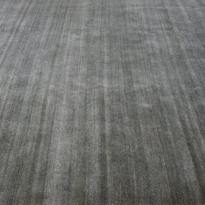 Blue Alchemy Textured Wool Silk Blend Rug - 9' x 12'