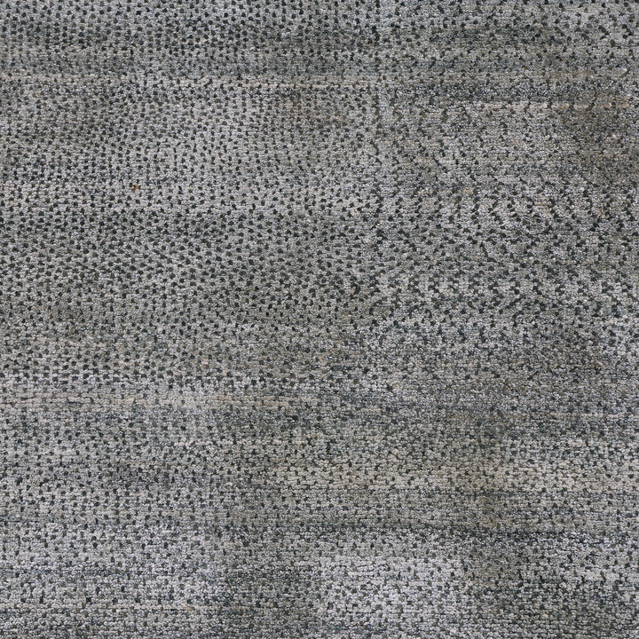 Blue Alchemy Textured Wool Silk Blend Rug - 9' x 12'