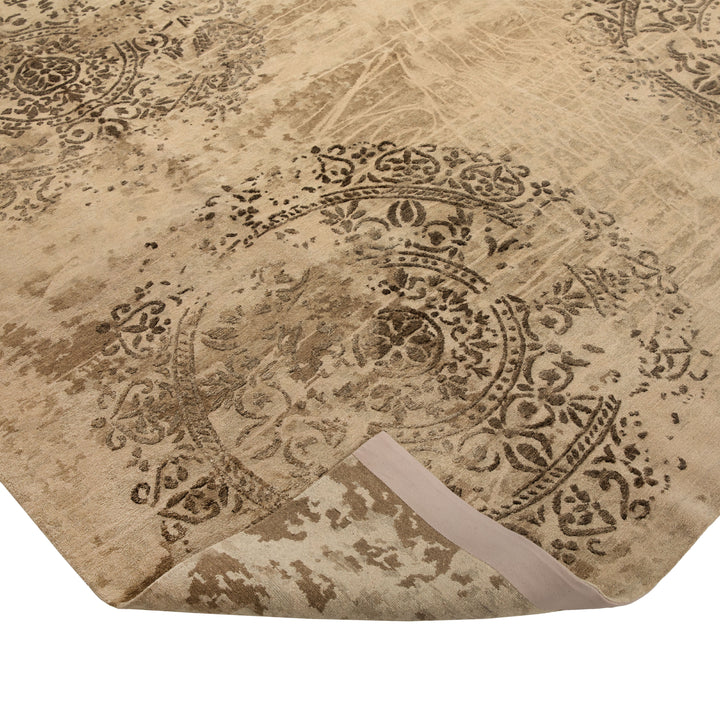 Aurora Contemporary Wool Silk Blend Rug - 9' x 12'