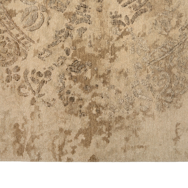 Aurora Contemporary Wool Silk Blend Rug - 9' x 12'