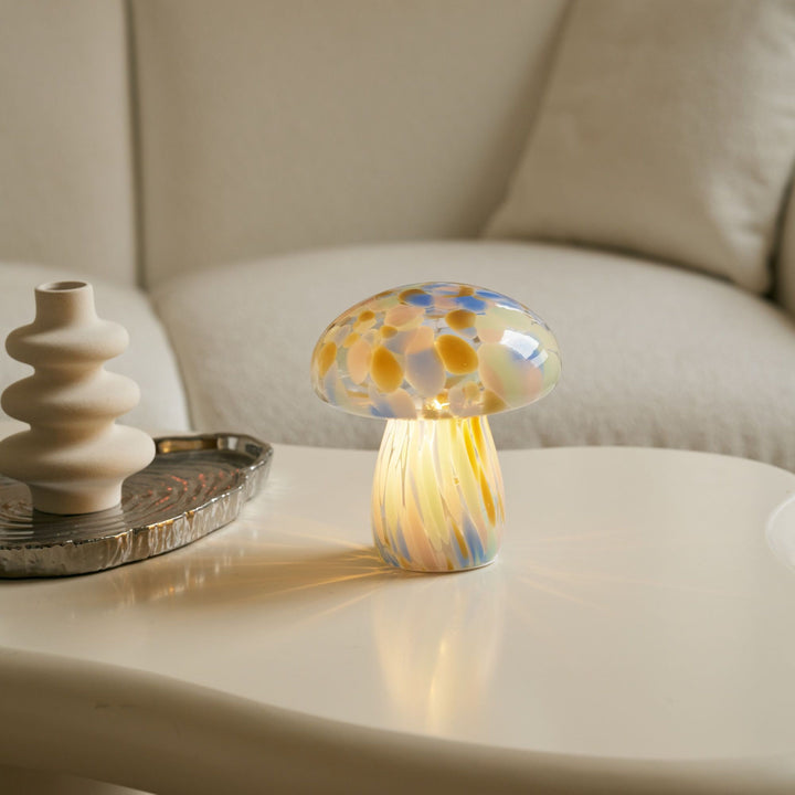 Slim Close Top Mushroom Portable Lamp