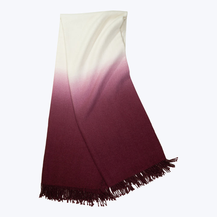 Dip Dyed Alpaca Throw