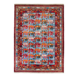 Traditional Afshar Wool Rug - 4'2" x 5'9"