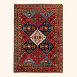 Traditional Kazak Wool Rug - 5'4" x 7'2"