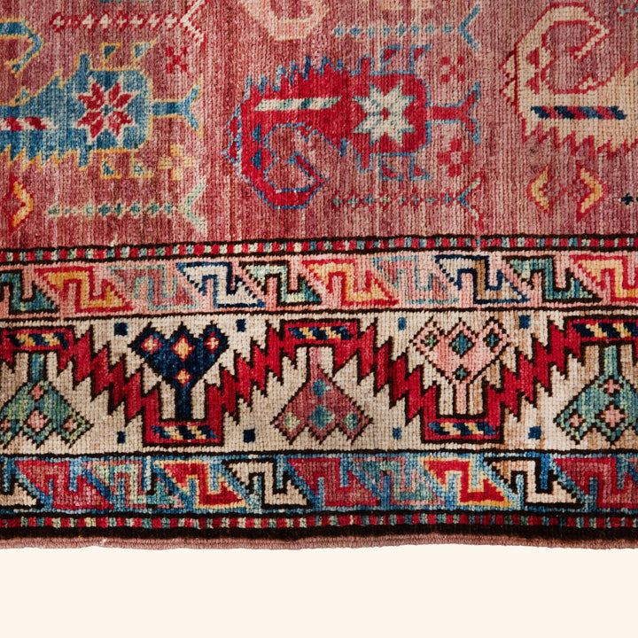 Traditional Afshar Wool Rug - 5' x 7'