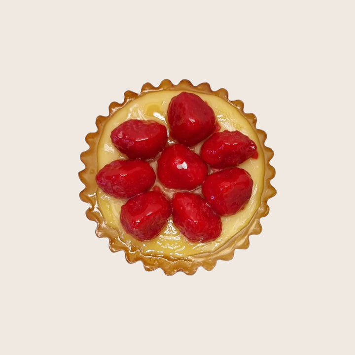 Raspberry Tart Candle