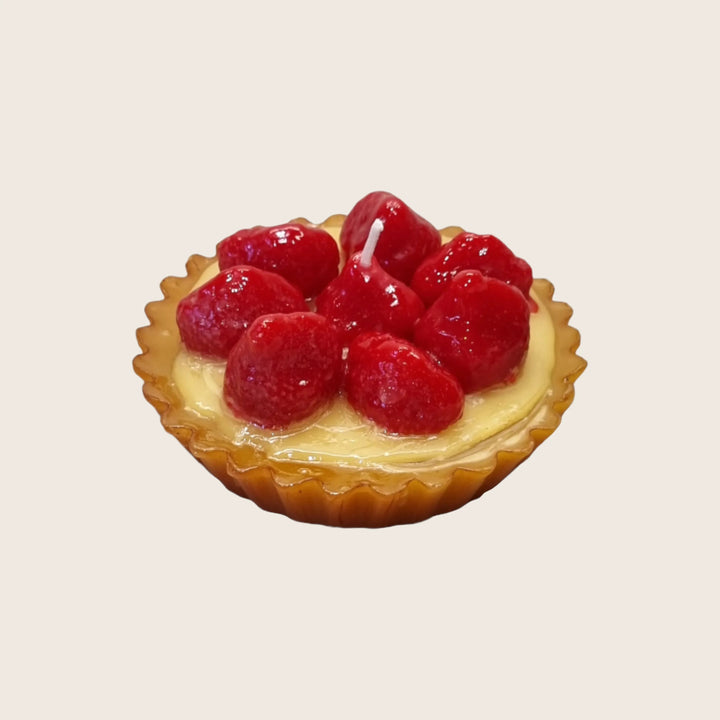 Raspberry Tart Candle