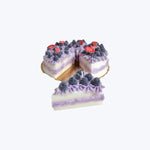 Blackberry Cake Slice Candle