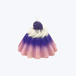 Pink and Purple Pudding Candle - Blackberry