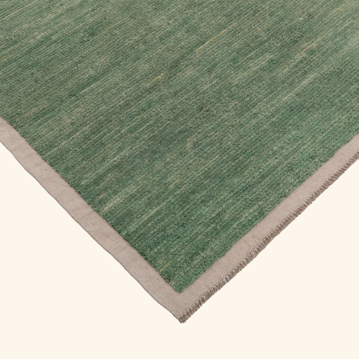 Green Zameen Textured Wool Rug - 9' x 12'