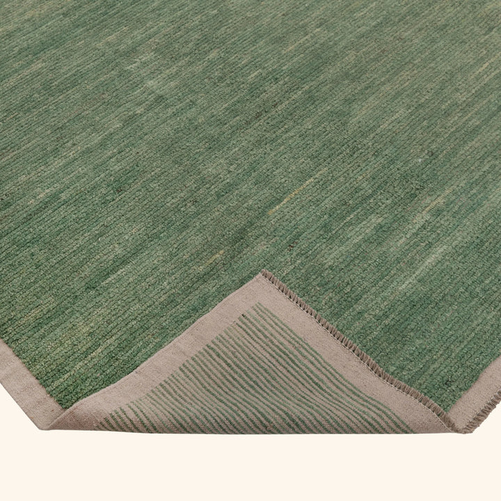 Green Zameen Textured Wool Rug - 9' x 12'