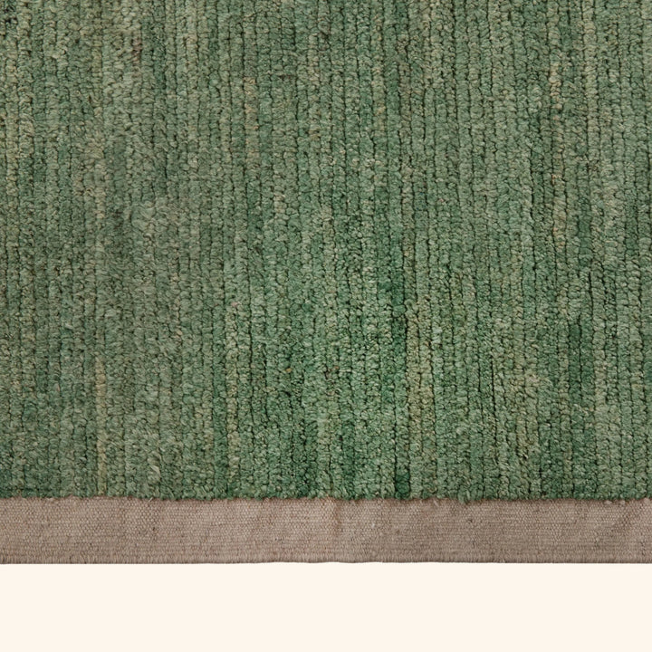 Green Zameen Textured Wool Rug - 9' x 12'