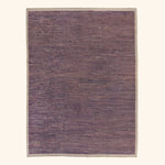 Purple Zameen Textured Wool Rug - 8' x 10'