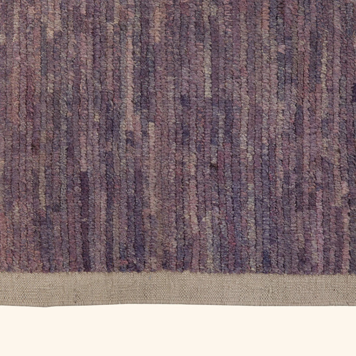 Purple Zameen Textured Wool Rug - 8' x 10'
