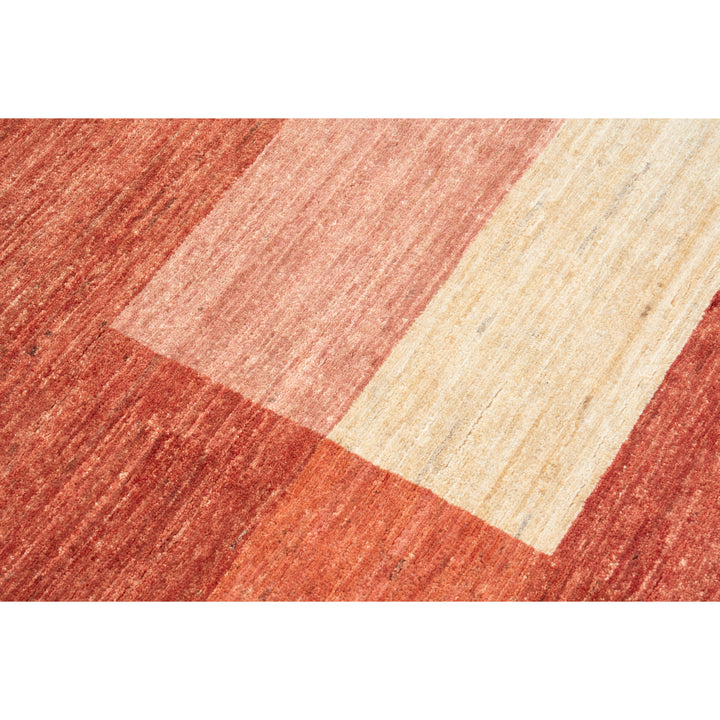 Peach Contemporary Wool Rug - 8' x 10'