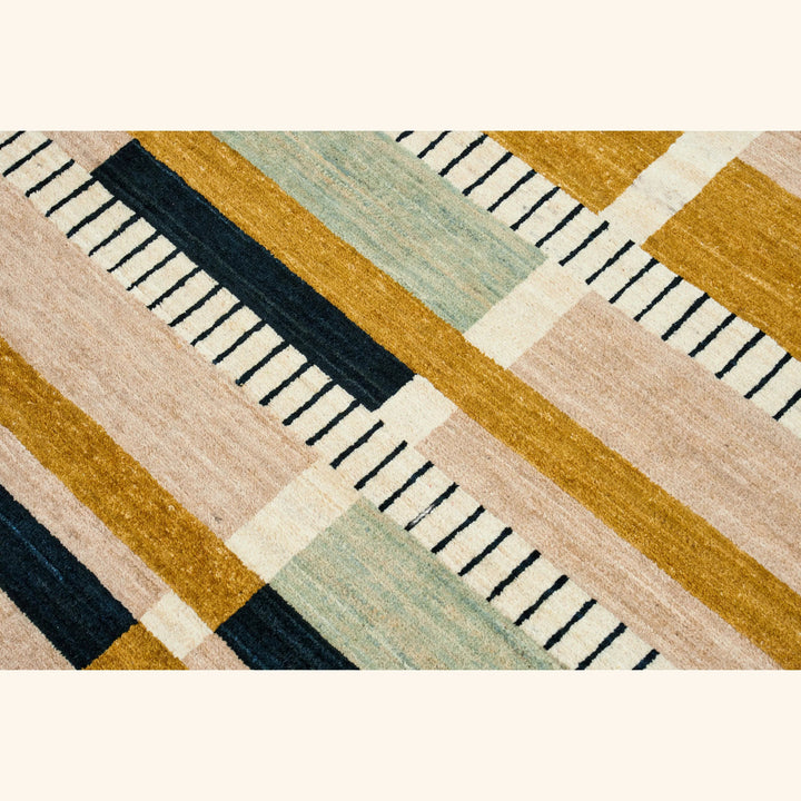 Natural Contemporary Wool Rug - 8' x 10'