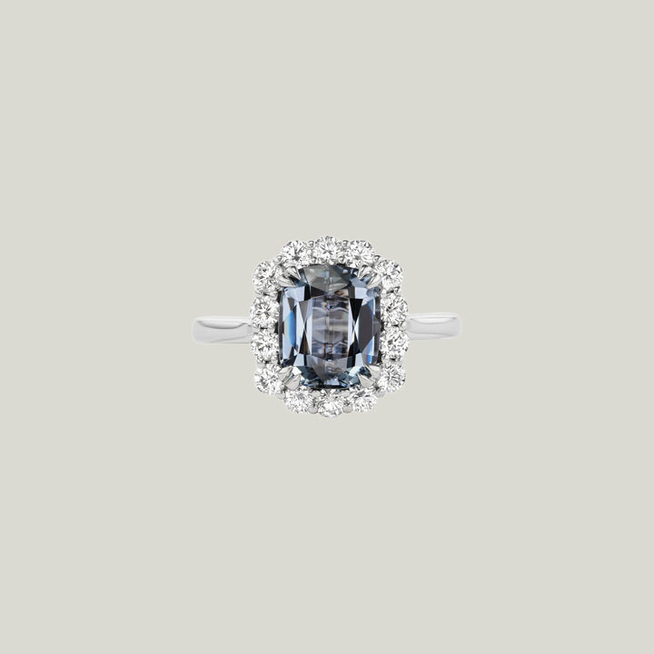 Grey Spinel Bloom Ring