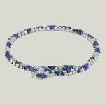 Original Sapphire & Diamond Serpent Bracelet