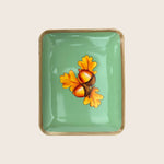 Acorns Hand-Painted Iron “Vide-poche”