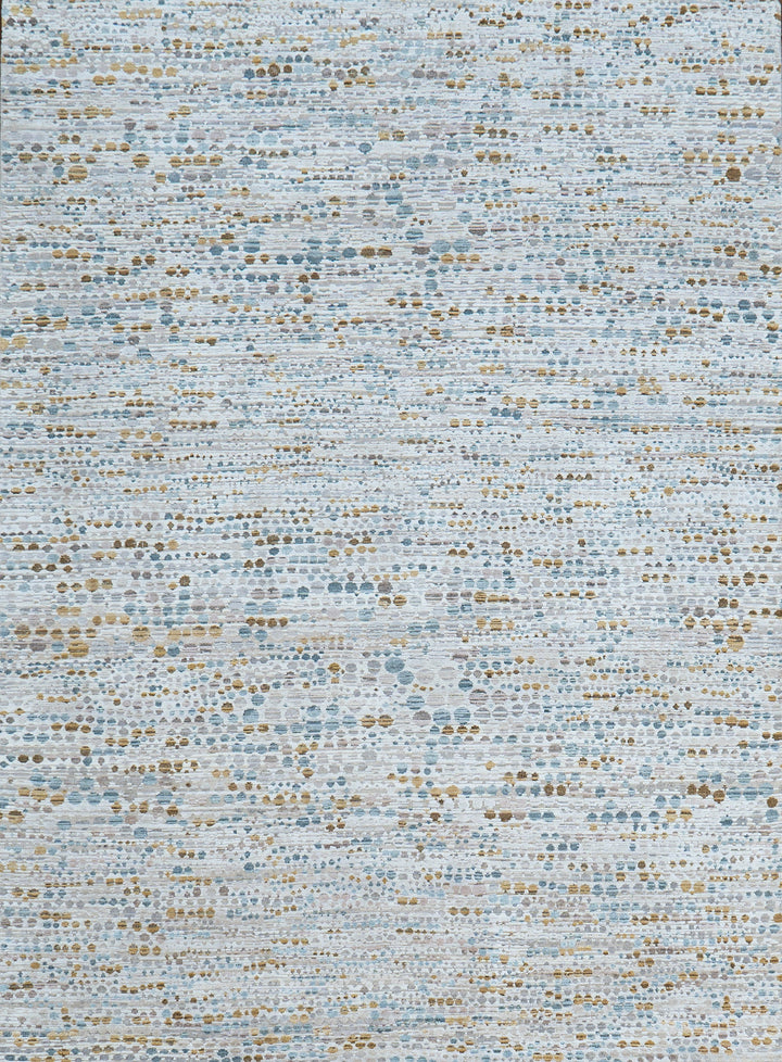 Contemporary Silk Wool Blend Rug