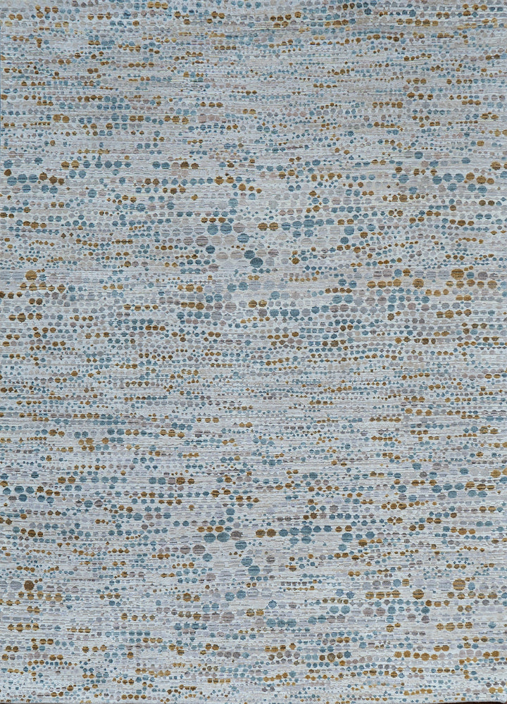 Contemporary Silk Wool Blend Rug