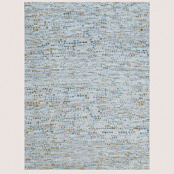 Contemporary Silk Wool Blend Rug