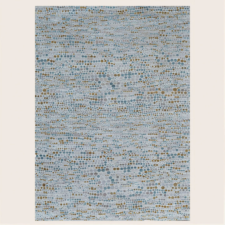 Contemporary Silk Wool Blend Rug