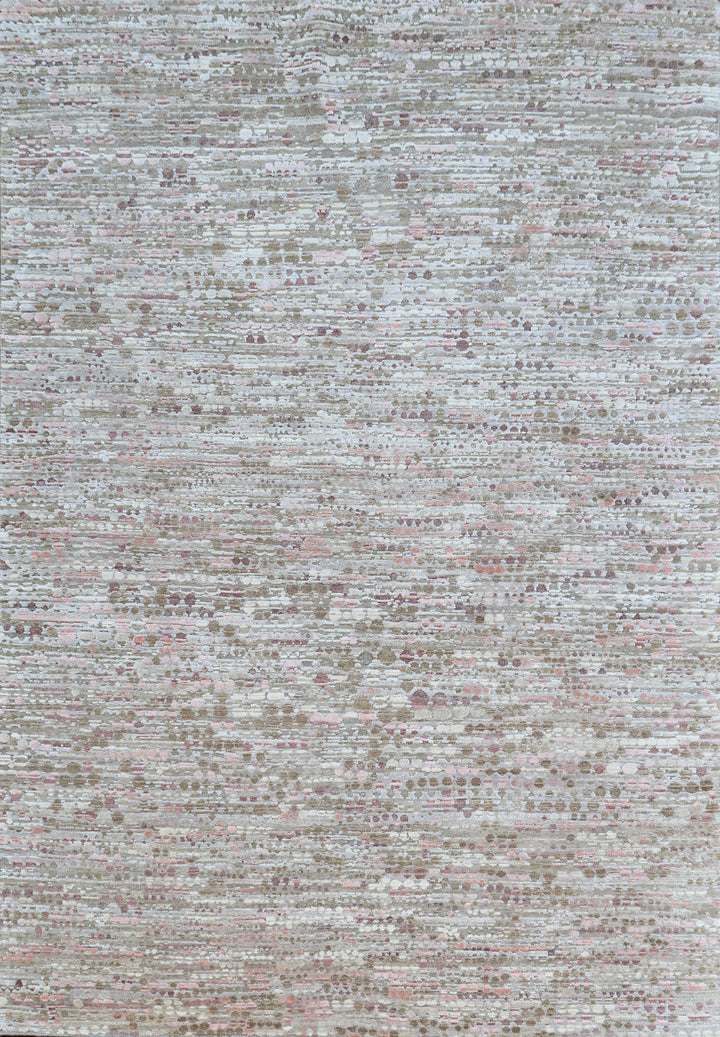 Contemporary Silk Wool Blend Rug