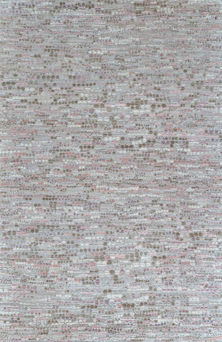 Contemporary Silk Wool Blend Rug
