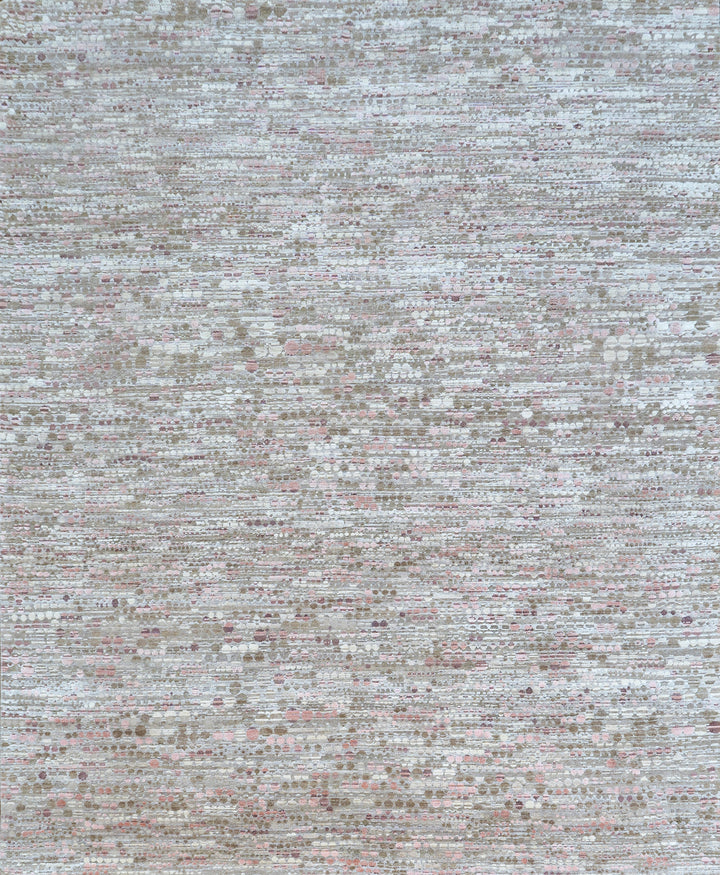 Contemporary Silk Wool Blend Rug