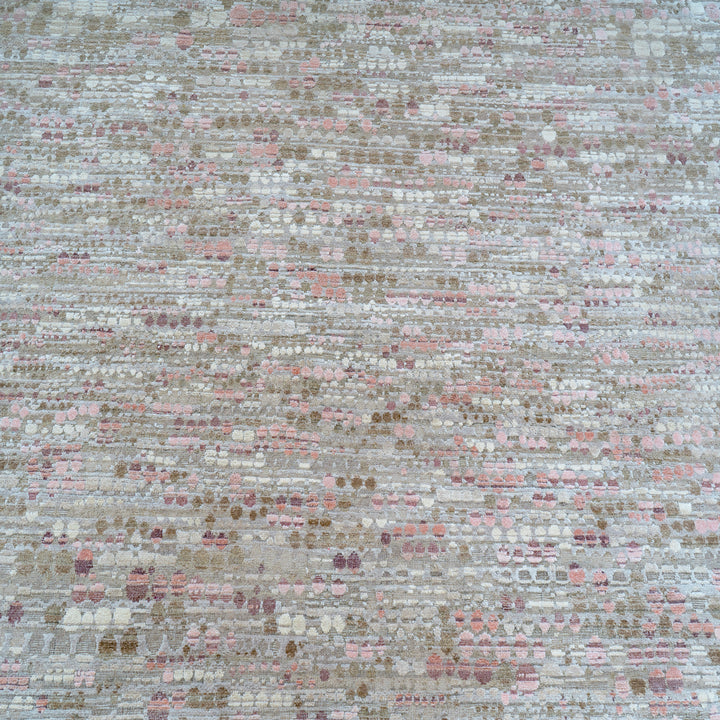 Contemporary Silk Wool Blend Rug