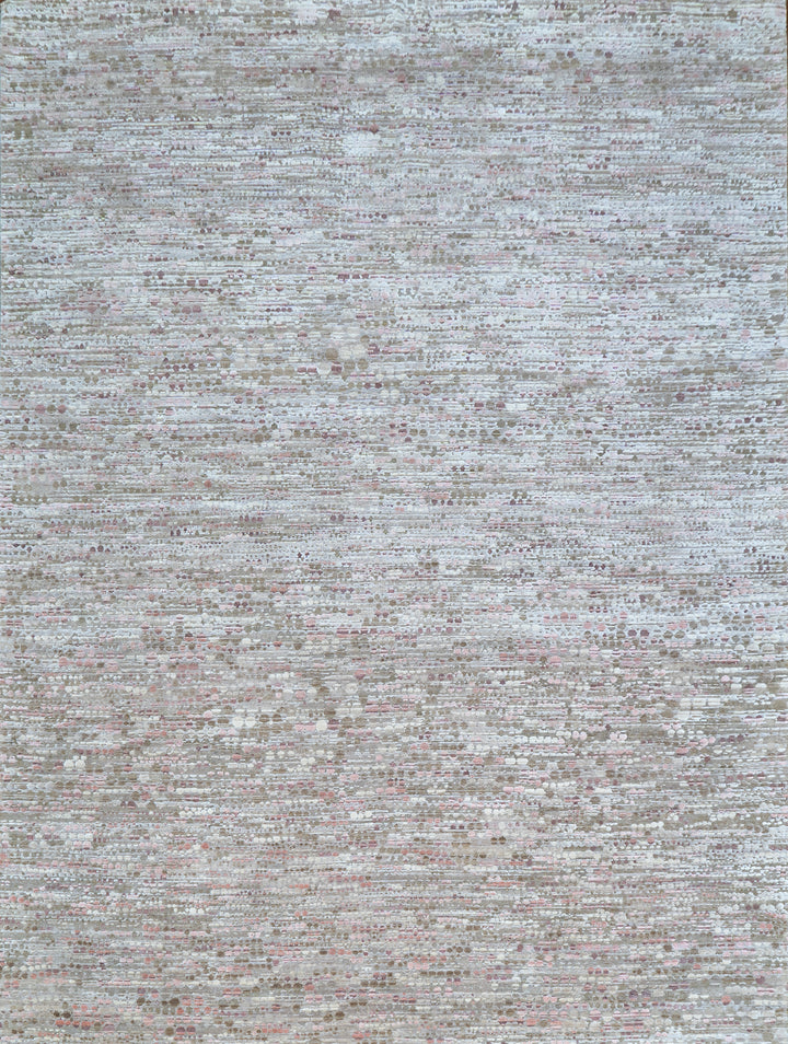 Contemporary Silk Wool Blend Rug