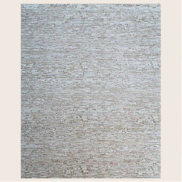 Contemporary Silk Wool Blend Rug