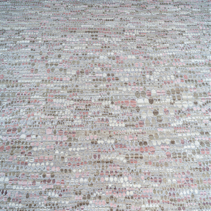 Contemporary Silk Wool Blend Rug