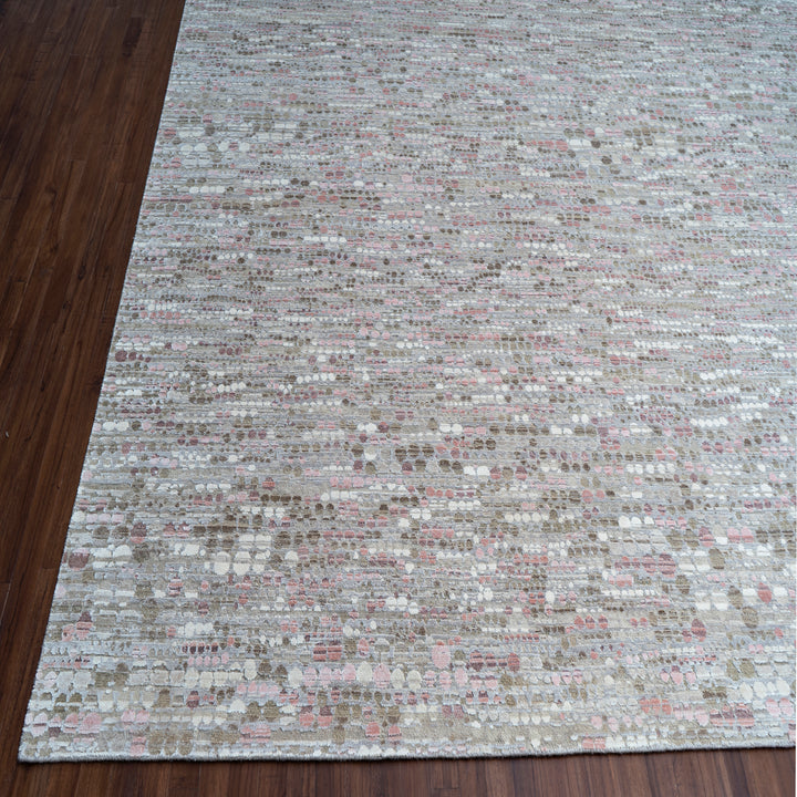 Contemporary Silk Wool Blend Rug
