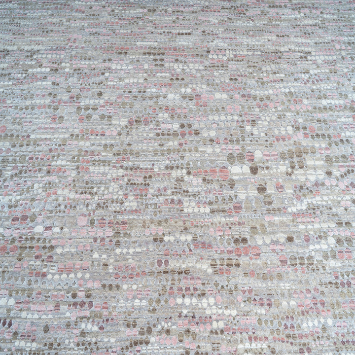 Contemporary Silk Wool Blend Rug