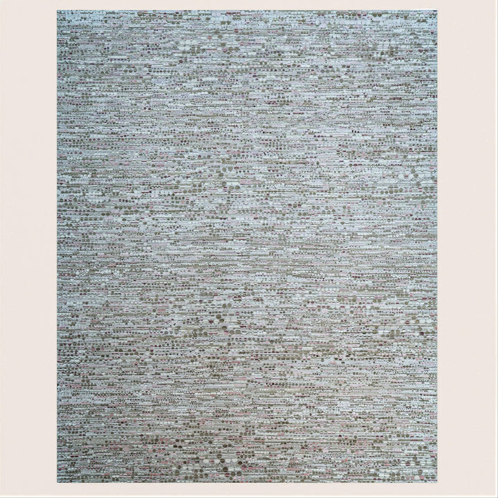 Contemporary Silk Wool Blend Rug