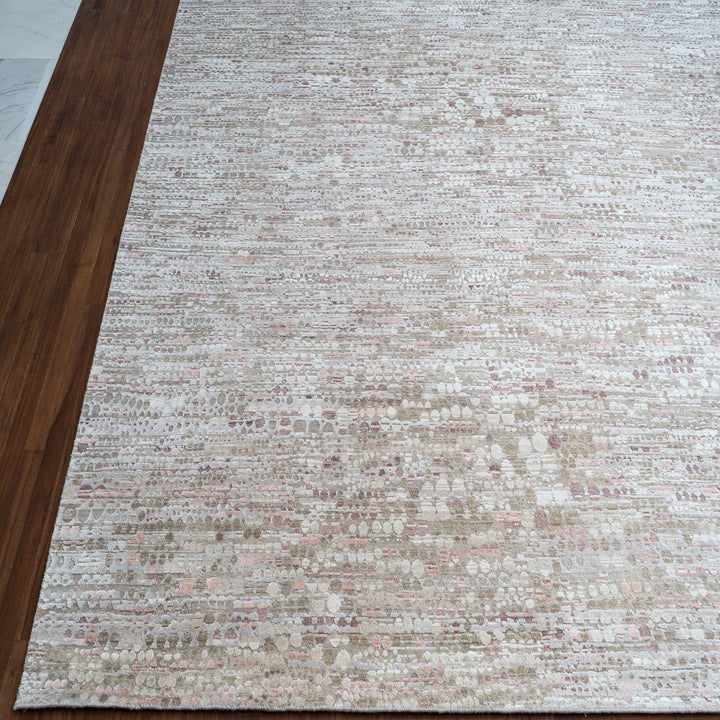 Contemporary Silk Wool Blend Rug