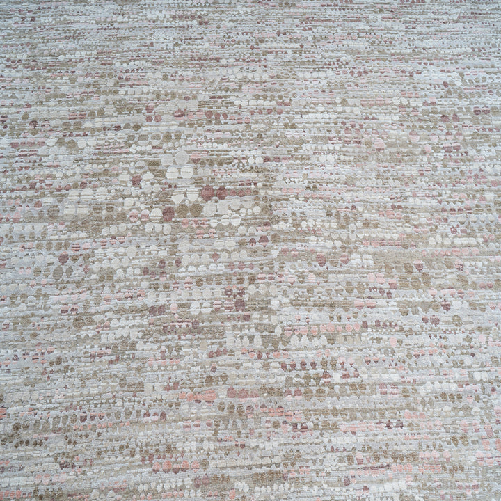 Contemporary Silk Wool Blend Rug
