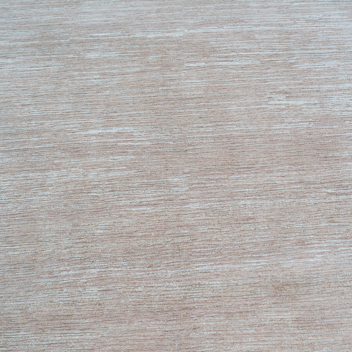 Textured Wool Silk Blend Rug