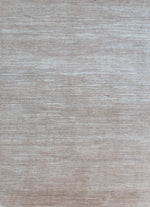 Textured Wool Silk Blend Rug