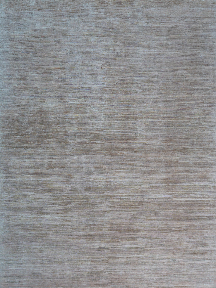 Textured Wool Silk Blend Rug