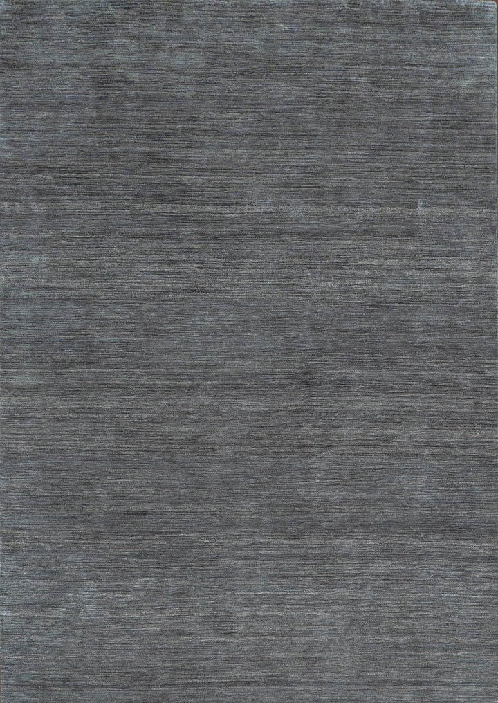 Textured Wool Silk Blend Rug