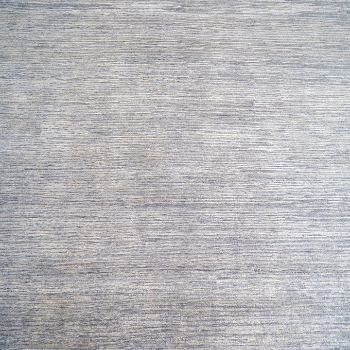 Textured Wool Silk Blend Rug